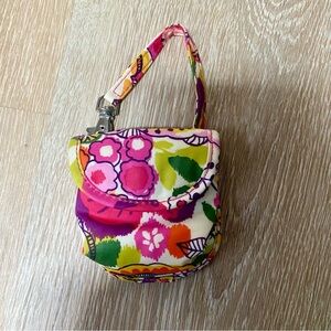 Vera Bradley mini floral coin pouch magnetic closure NWOT